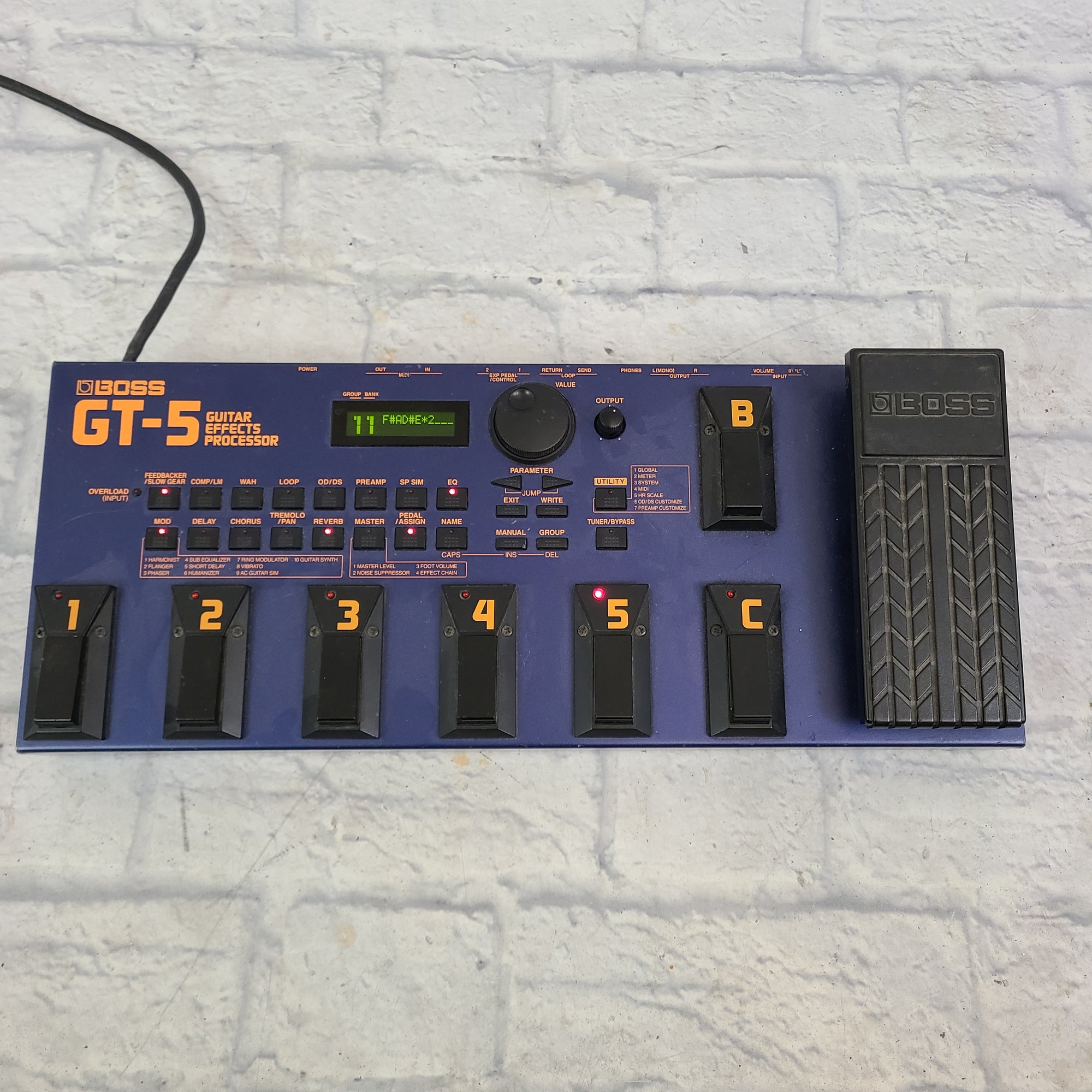 Boss GT-5 Multi Effects Pedal