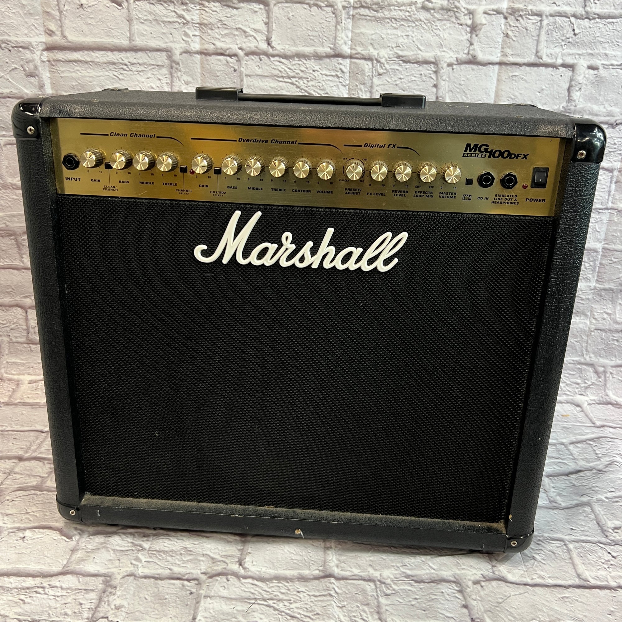 Marshall MG100DFX 100w Solid State Guitar Combo Amp - Evolution Music