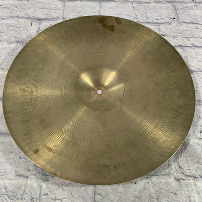 Vintage 60s Zildjian Avedis 18 Ride Cymbal
