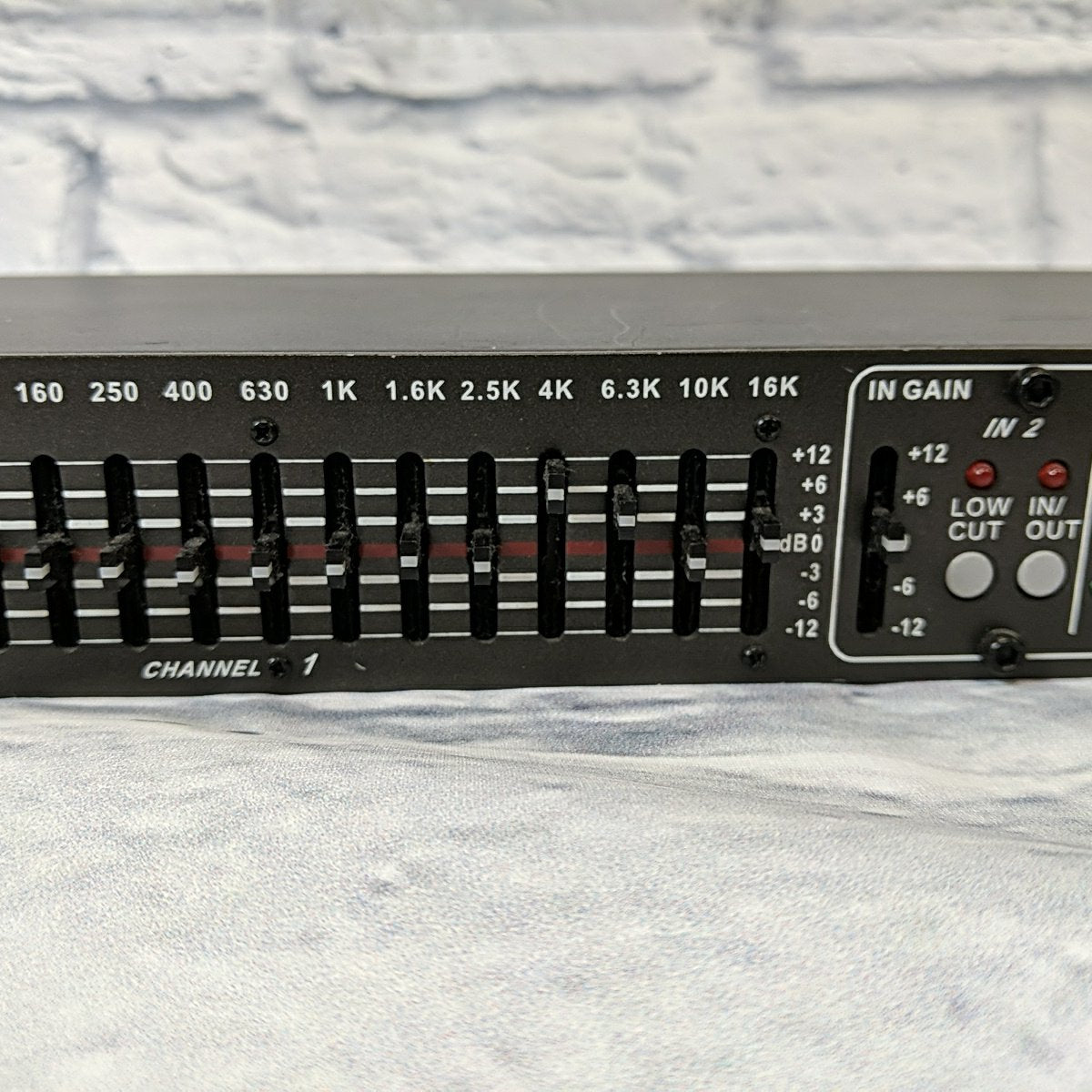 DOD SR 430 Qx Stereo Dual 15 band EQ Equalizer Rackmount XLR