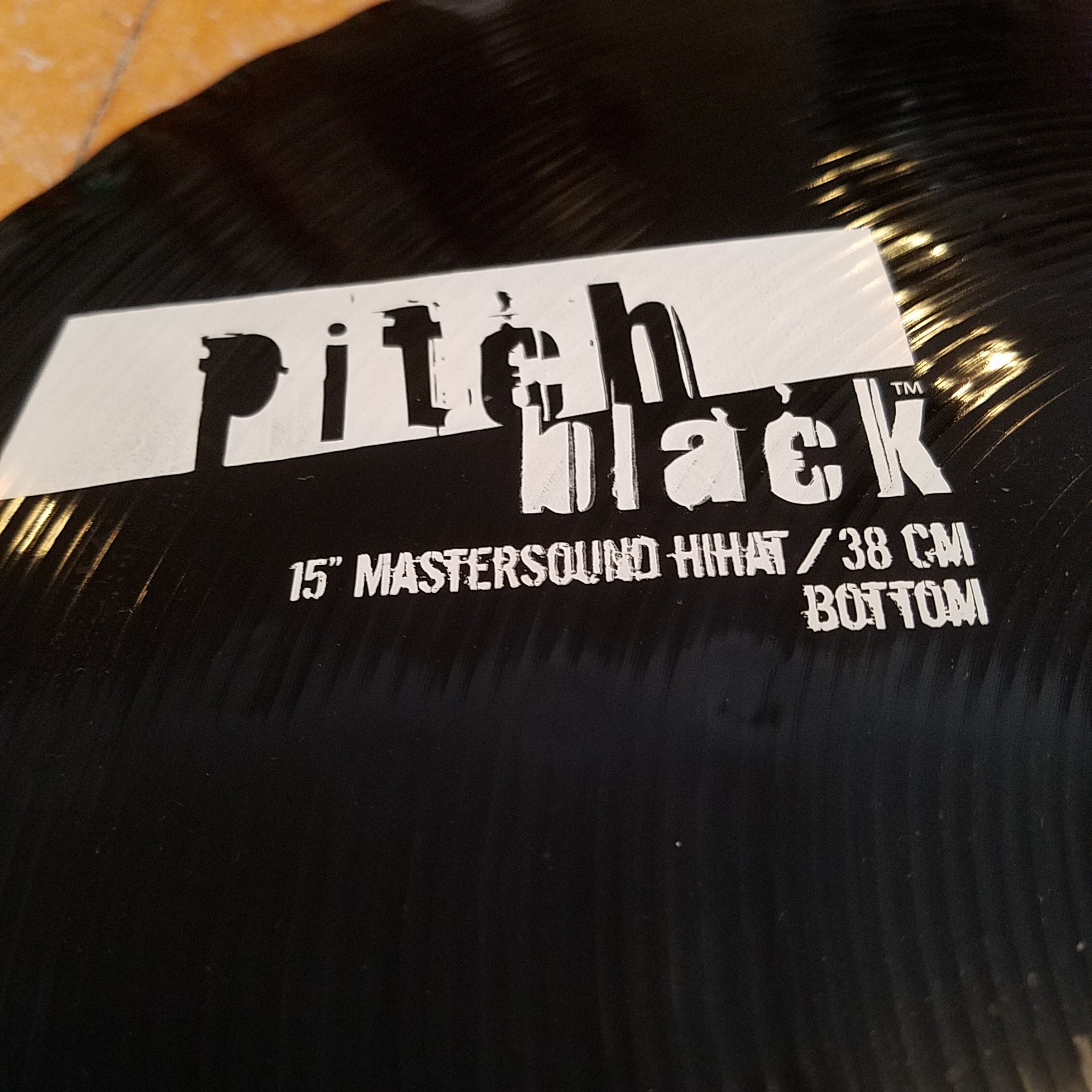 Zildjian 15in Pitch Black Mastersound Hi Hat Cymbal Pair ZPB15MB