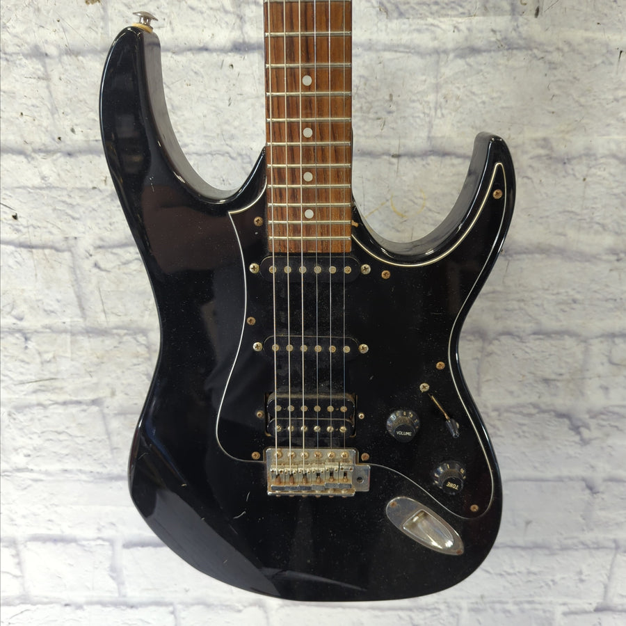 Fernandes Unknown Model Black Electric Guitar