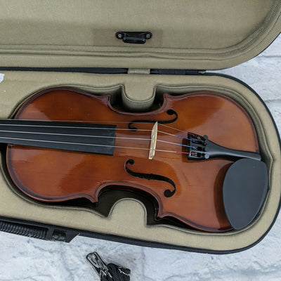 Palatino VN-350 4/4 Violin with Black Case and Fishman Tuner