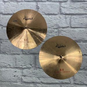 Atlas B8 Special Formula Hi Hats 14" UFIP Made in Italy