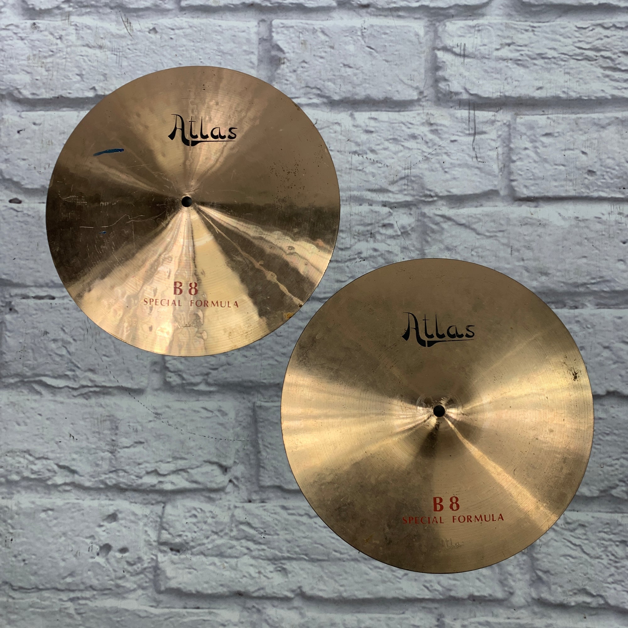 Atlas B8 Special Formula Hi Hats 14" UFIP Made in Italy