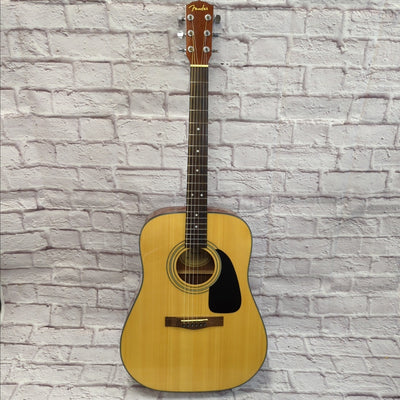 Fender DG-8S Natural Dreadnaught Acoustic Guitar