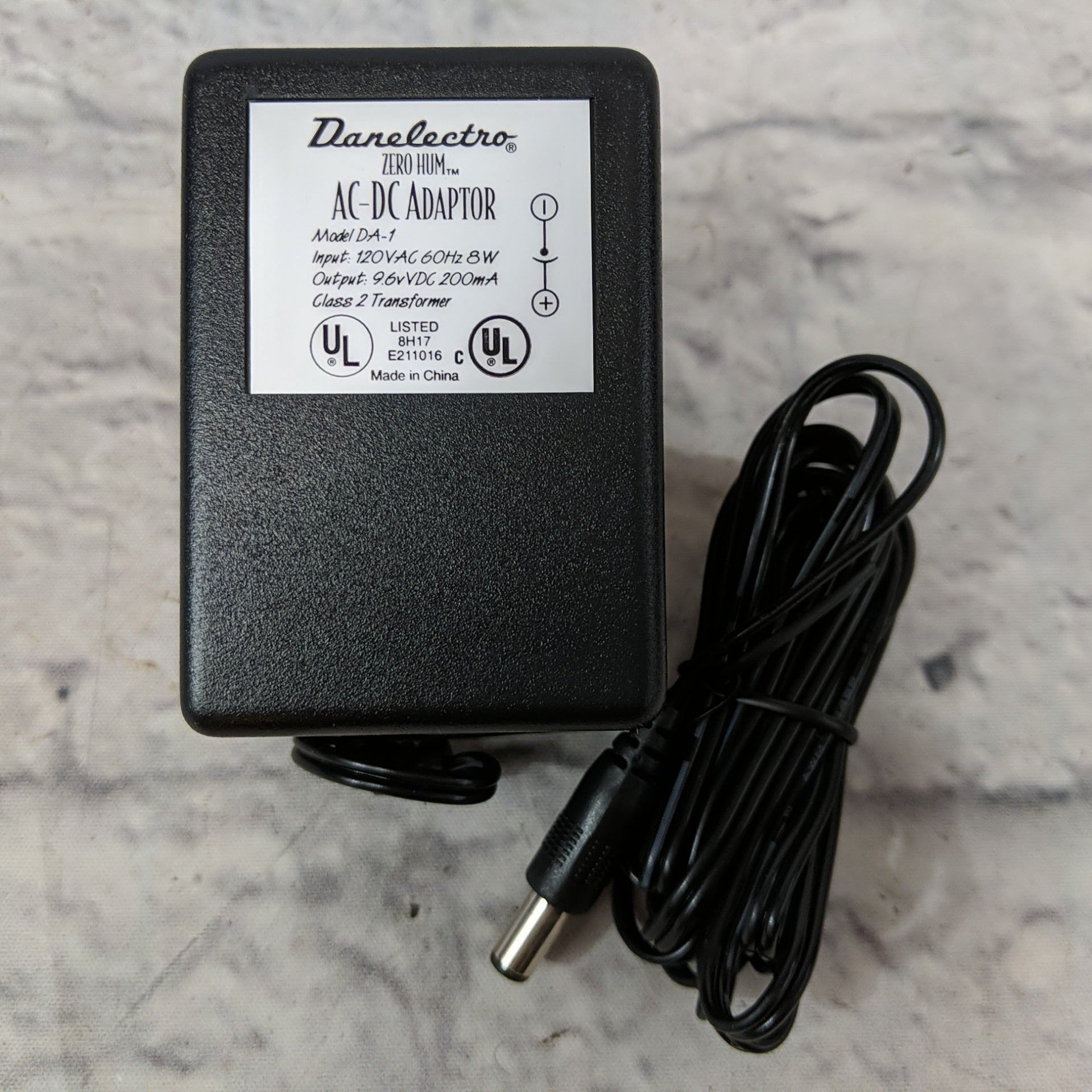 Danelectro Zero Hum 9V AC Adaptor  - New Old Stock!
