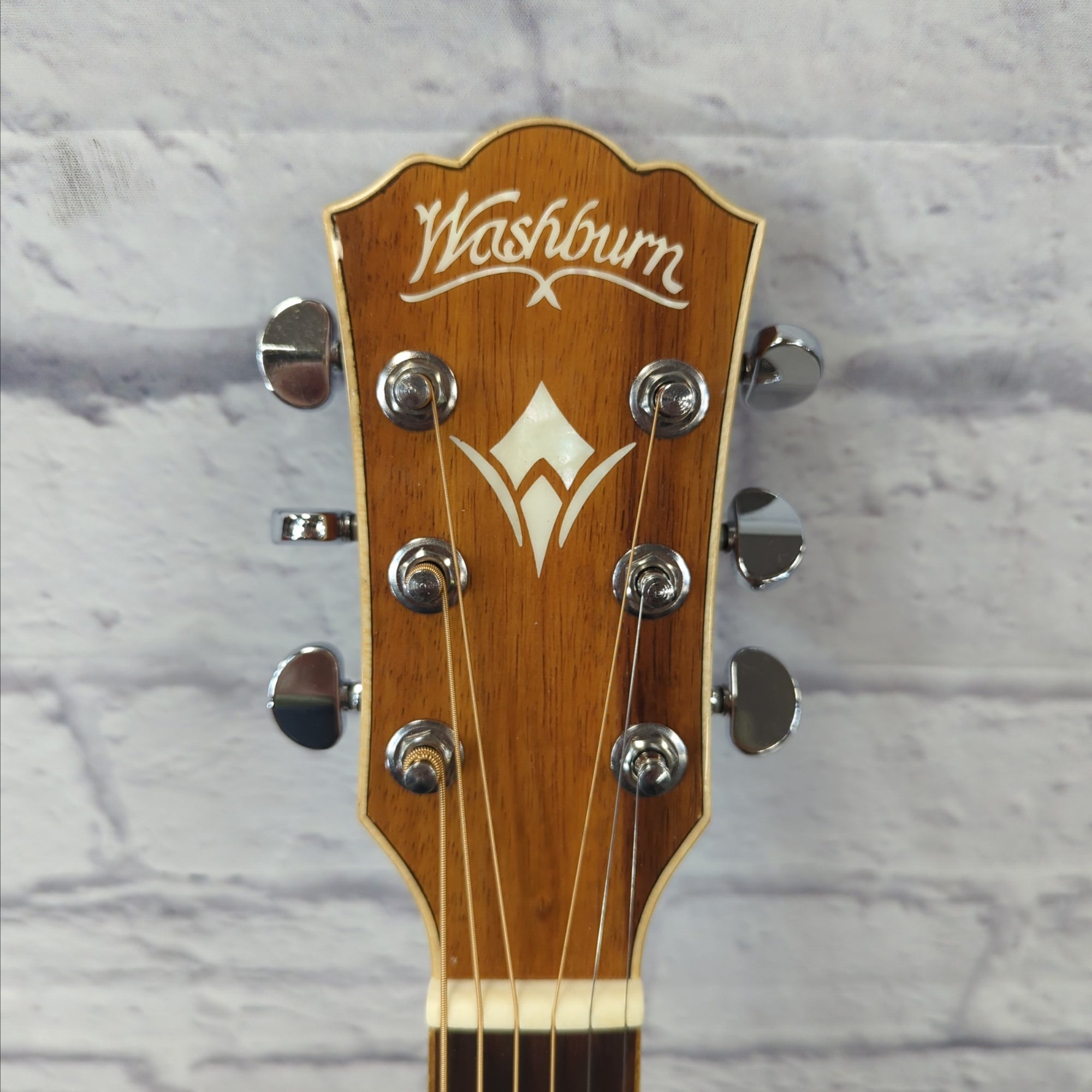 Washburn WSJ50SKELITE - Limited Edition Southern Jumbo Acoustic Guitar - Natural Gloss Finish w/Case