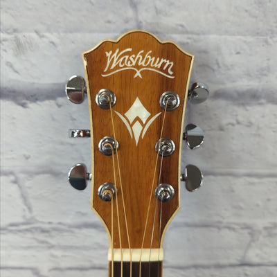 Washburn WSJ50SKELITE - Limited Edition Southern Jumbo Acoustic Guitar - Natural Gloss Finish w/Case