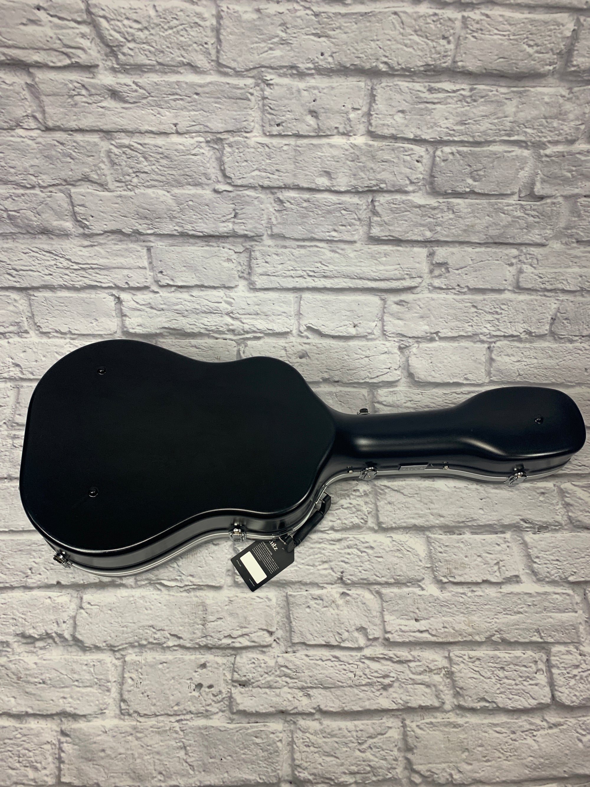 Phitz Standard Dreadnought Acoustic Guitar Hard Case, Black