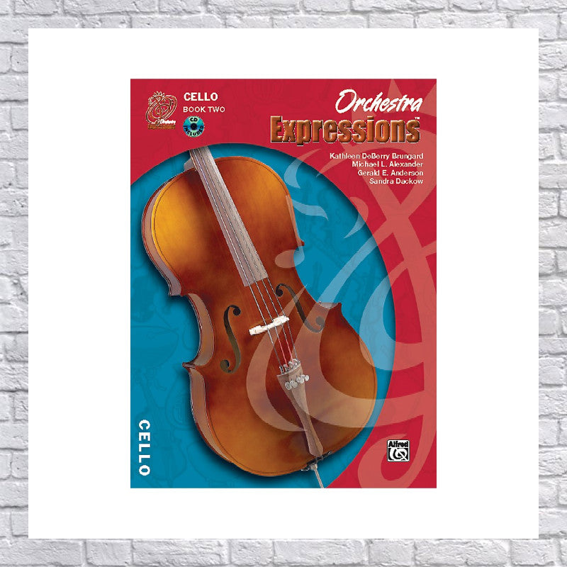 Alfred Orchestra Expressions Book Two Student Edition Cello Book & CD 1