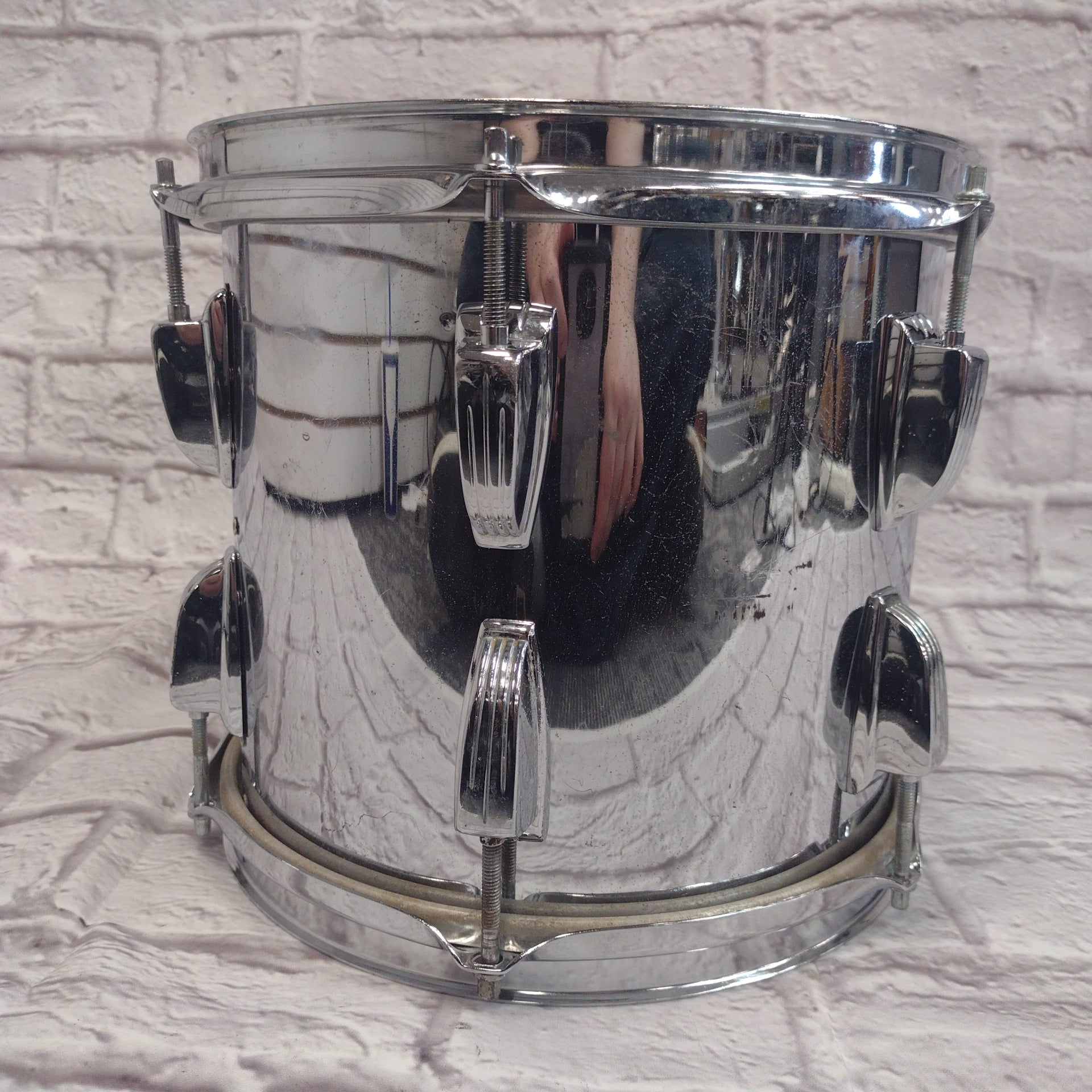 Ludwig Power Tom Chrome Over Wood 10x9