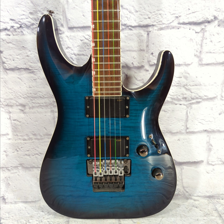 2012 LTD MH-330 FMFR Electric Guitar w/ Floyd Rose Special