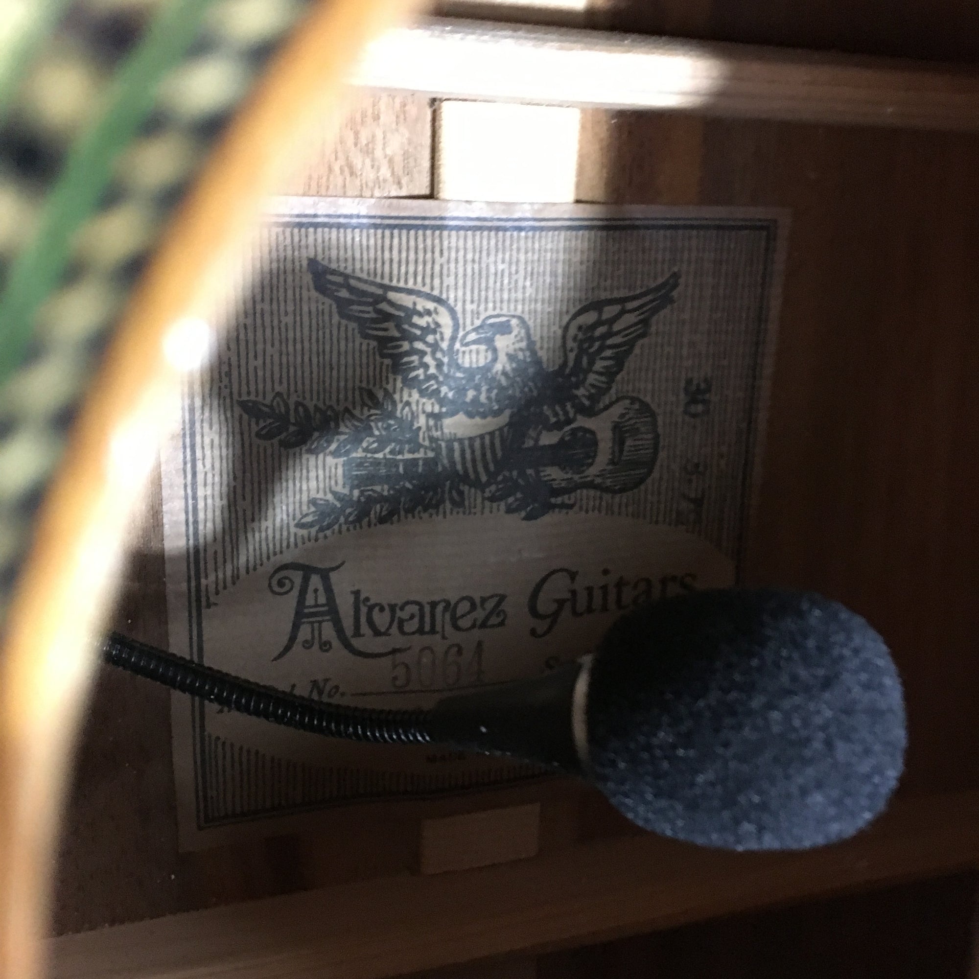 Alvarez 5064 Japanese Acoustic w/ case and electronics