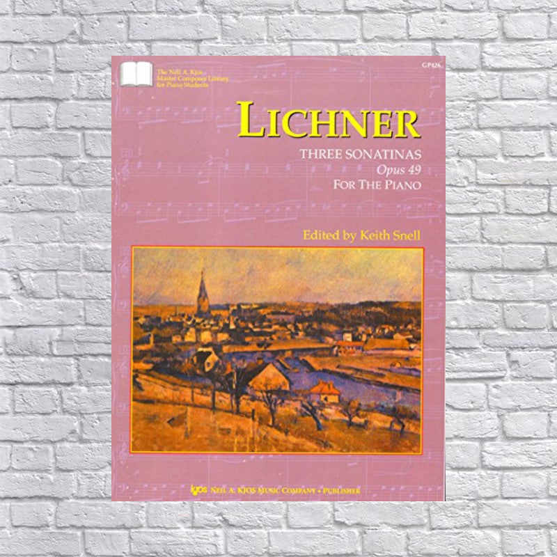 Lichner: Three Sonatinas, Opus 49 for the Piano Book