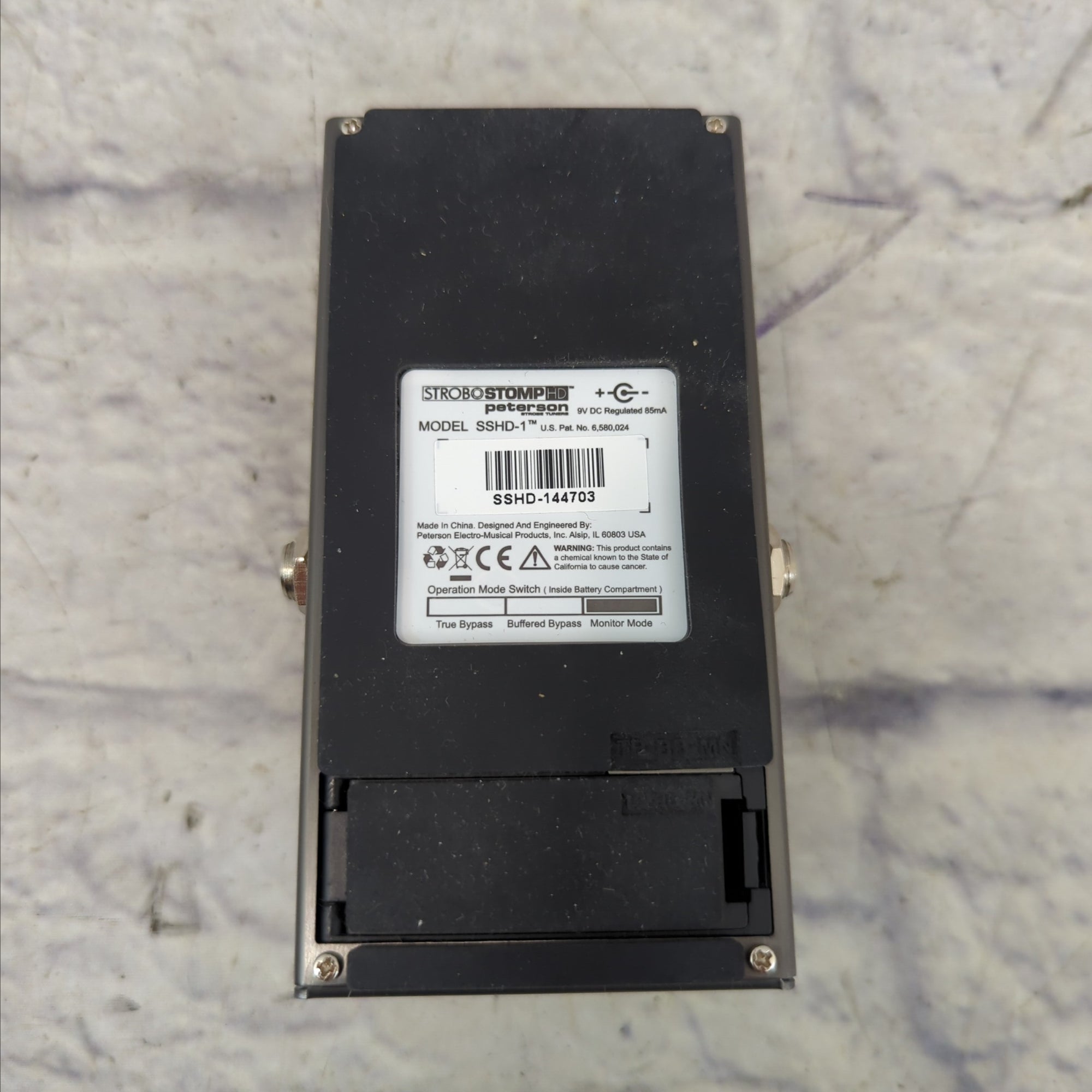 Peterson SSHD-1 StompHD Tuner Pedal