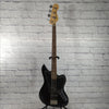 Squier Jaguar 4 String Black Bass Guitar