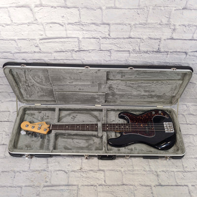 Fender 1992 Stadard P-Bass with Badass Bridge and Hard Case 4 String Bass Guitar