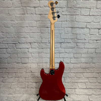 Squier P Bass 4-String Candy Apple Red