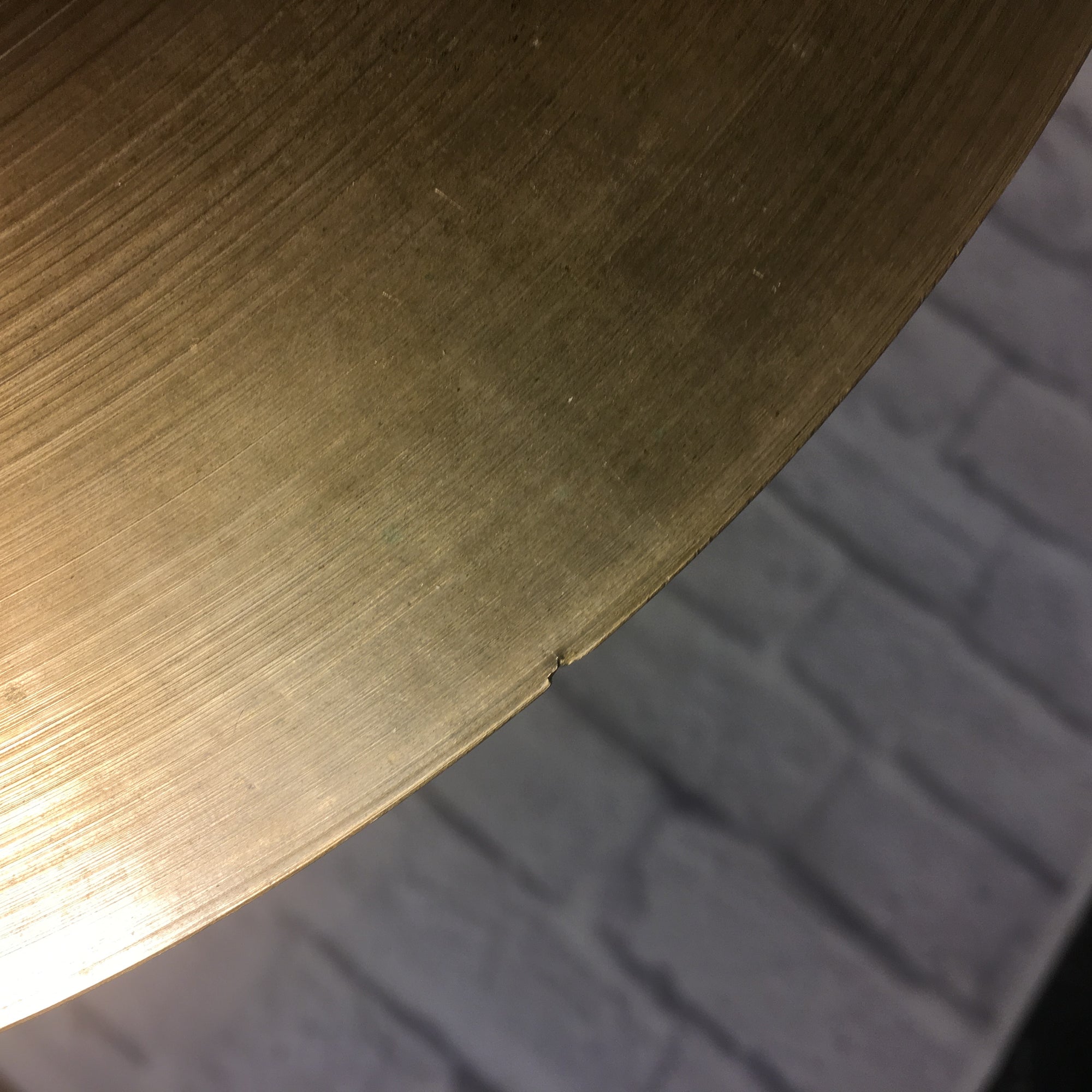 1940s Zildjian K CRACKED 14in Top Hi Hat Cymbal Only