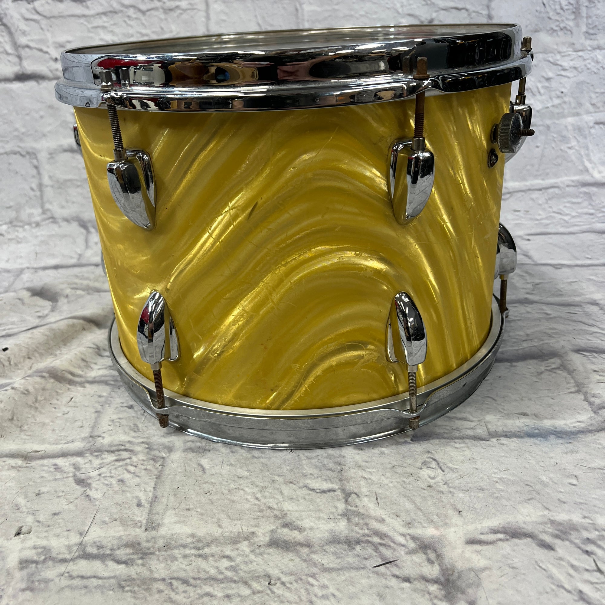 Slingerland 1968 13x9 Satin Yellow Flame Tom