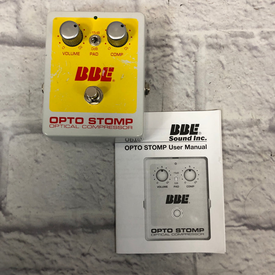 BBE Opto Stomp Compressor Pedal