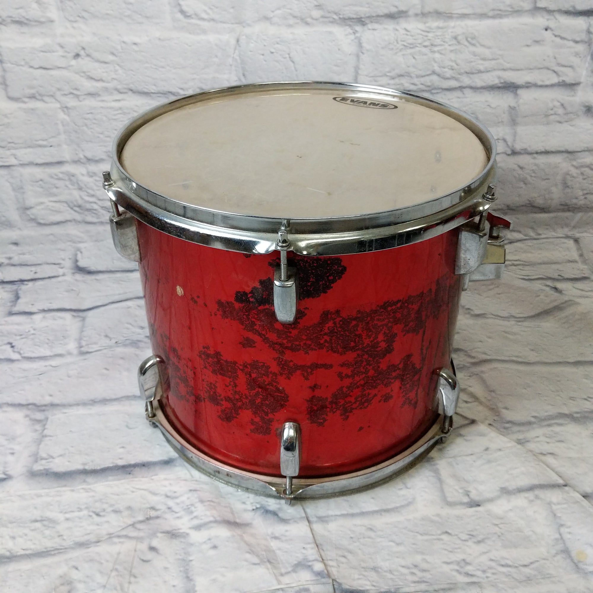 Unknown 13 inch Rack Tom - Red
