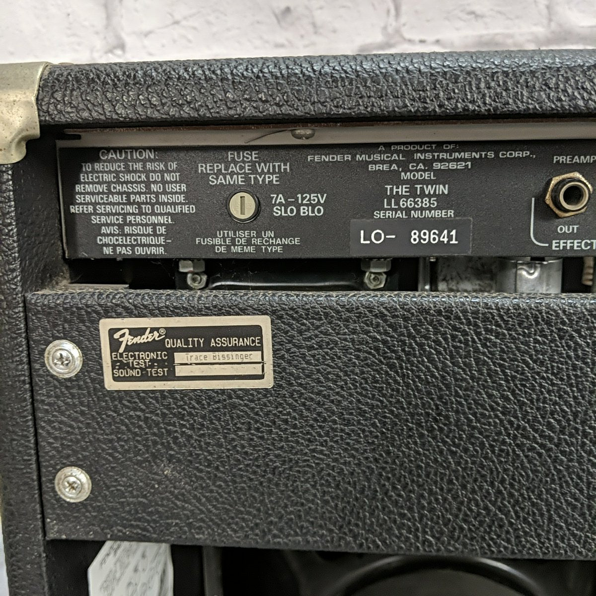 Fender The Twin Tube Guitar Combo Amp