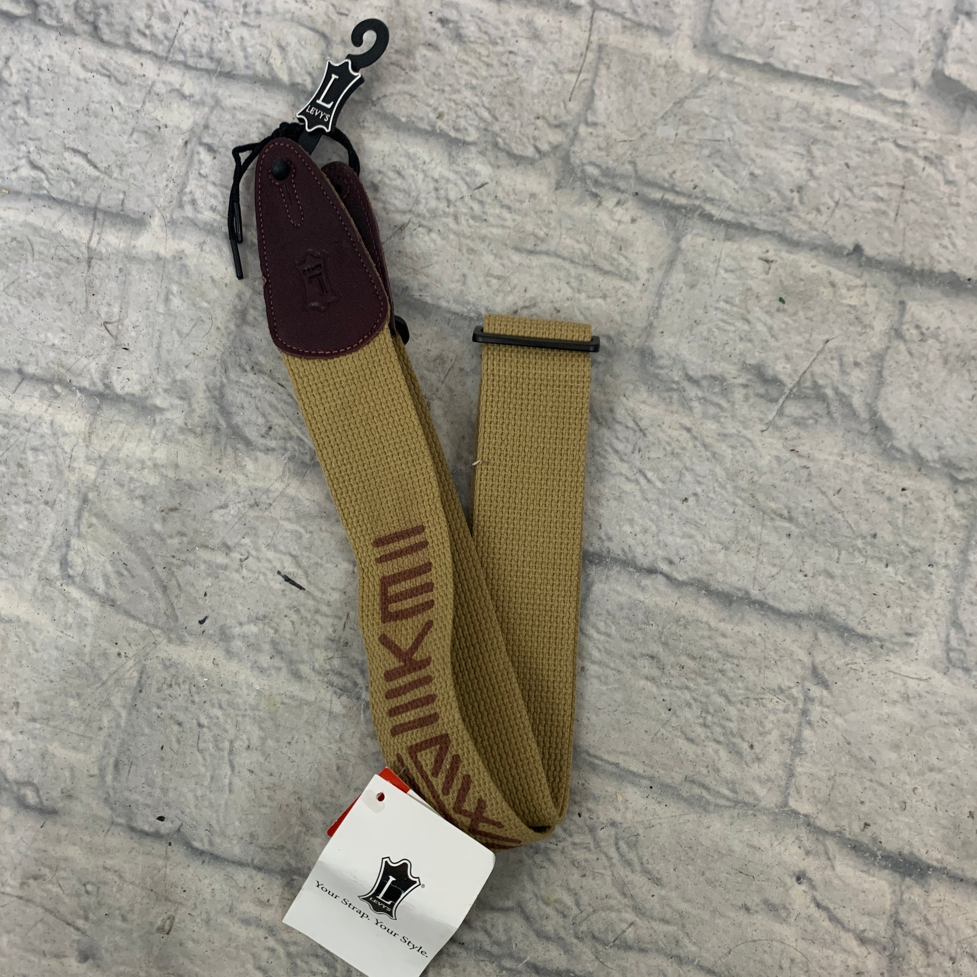 Levy's MC8MAY-TAN Maya Series 2 Guitar Strap