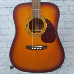 Cort Earth-150 Sunburst Dreadnought Acoustic Guitar