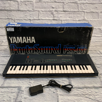 Vintage 80s Yamaha PSS 450 FM Mini Electone Keyboard Synthesizer w/ Drum Machine