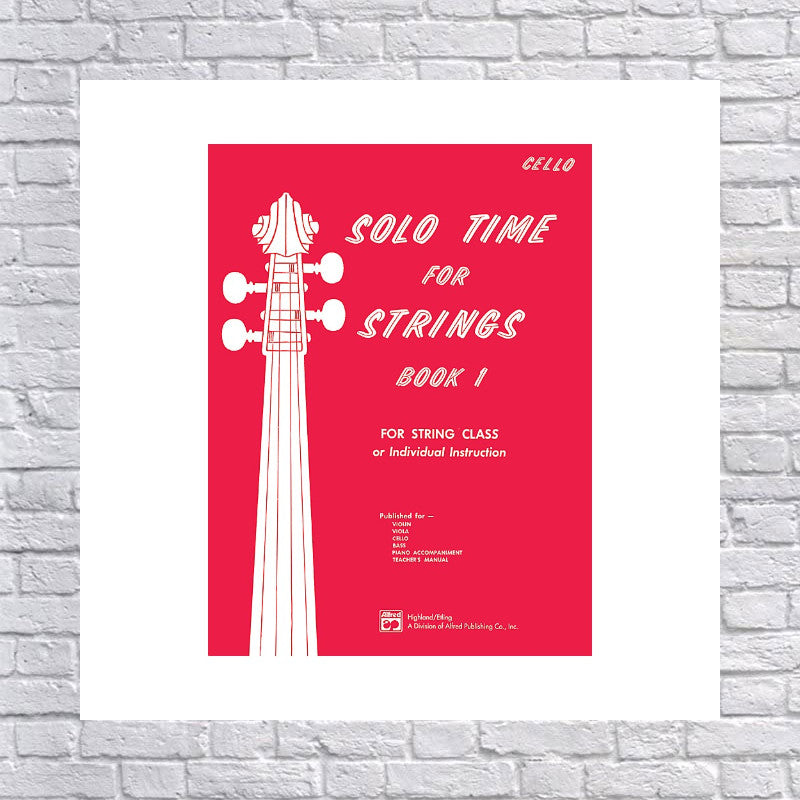 Alfred Solo Time for Strings Book 1 Cello