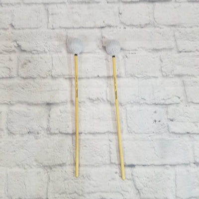 Innovative Percussion IP3001 Soft Marimba Mallets - Pewter Yarn - Birch