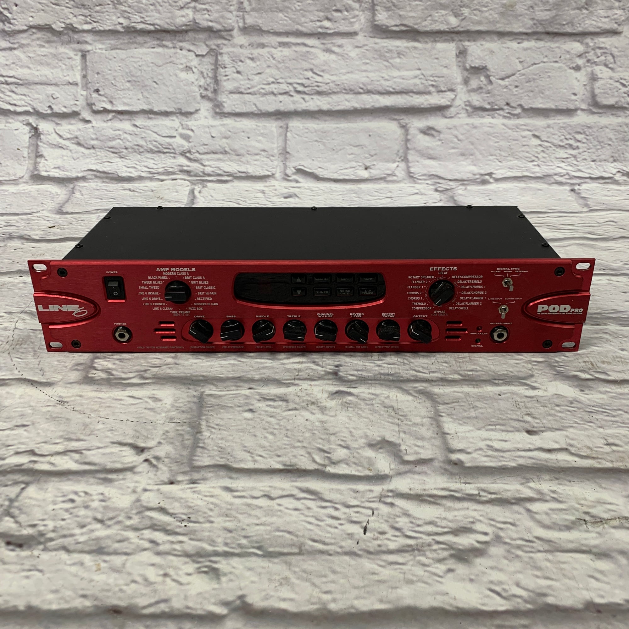 Line 6 POD Pro Rackmount Multi-Effect and Amp Modeler