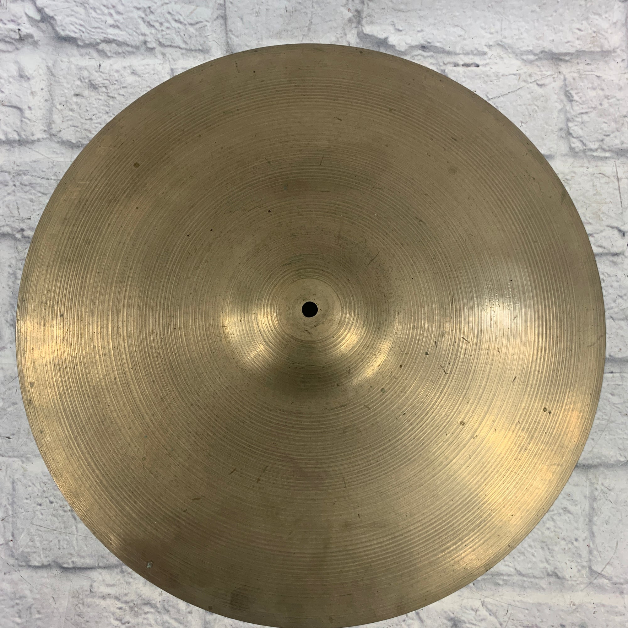 Zildjian 20 Ride Cymbal 1960s