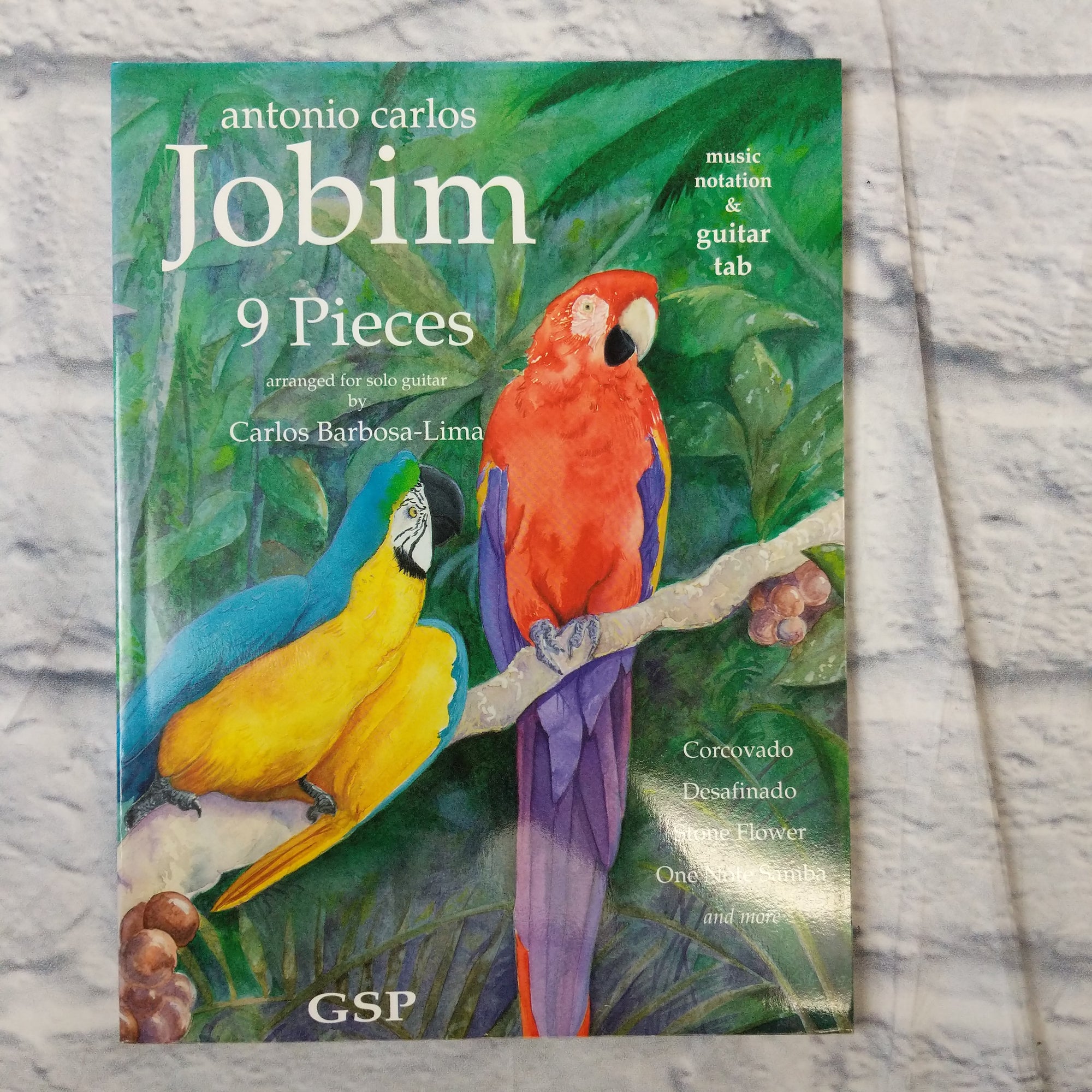 Antonio Carlos Jobim 9 Pieces - arranged for solo guitar by Carlos Barbosa-Lima
