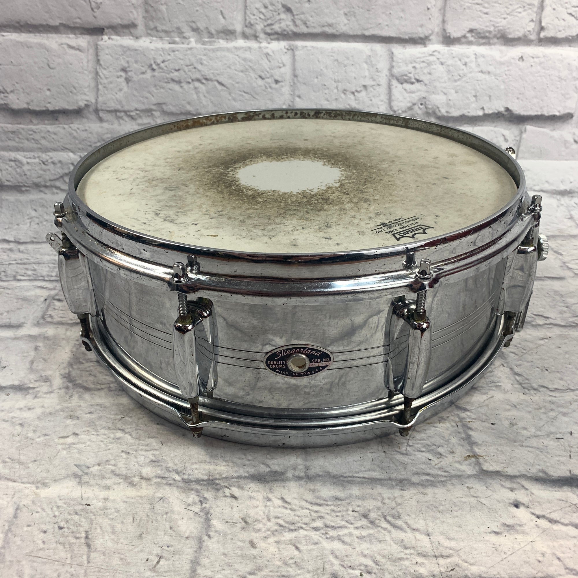 Vintage 1970s Slingerland 14 8-Lug Snare