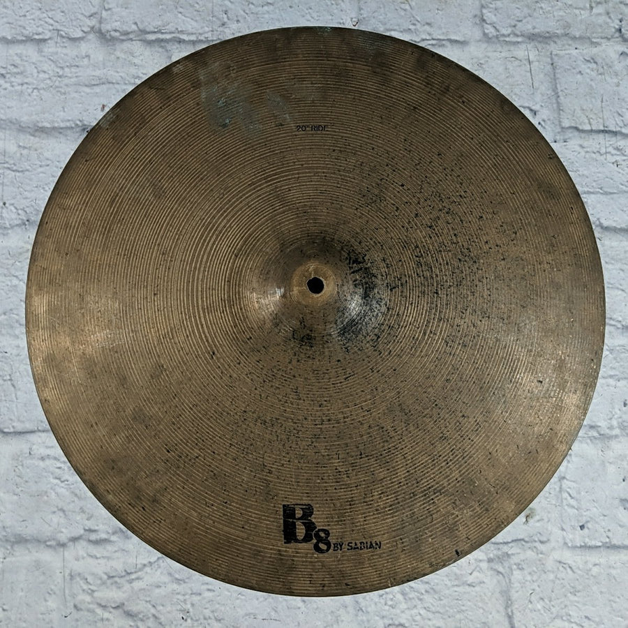 Vintage Sabian 20 B8 Ride Cymbal - Keyholed