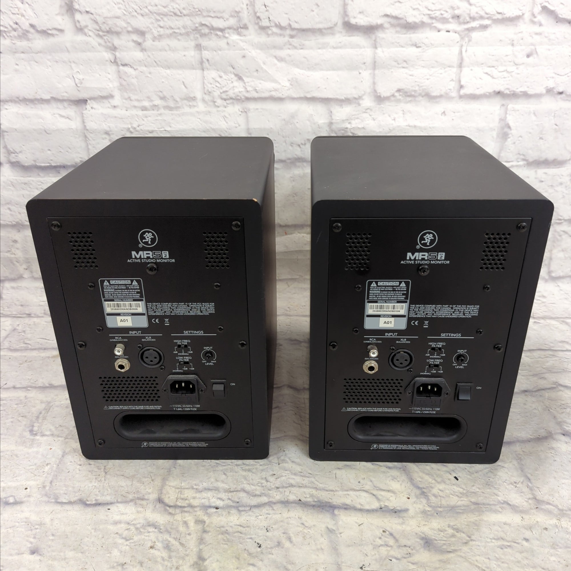 Mackie MR5mk2 5" Active Studio Monitors (Pair) 2011 - 2014 - Black