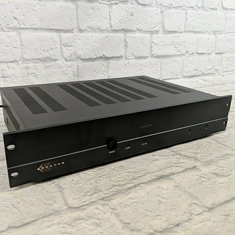 Sonance Sonamp 260 2 Channel Home Audio Power Amplifier with Rack Ears