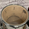 Unknown 3 Piece White Drum Kit