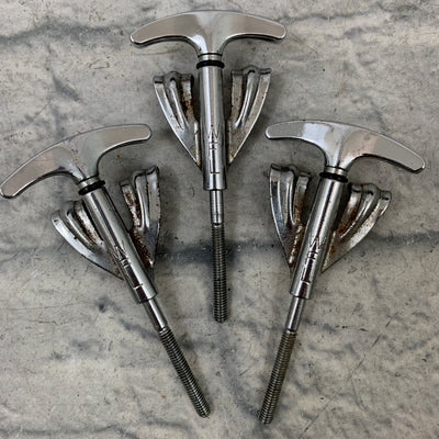 WFL Ludwig Bass Claw and Tension Rod Set of 13 Drum Part Vintage