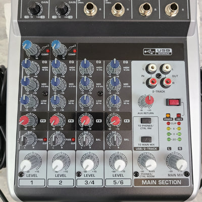 Behringer XENYX Q802USB 8-Input Mixer w/ USB