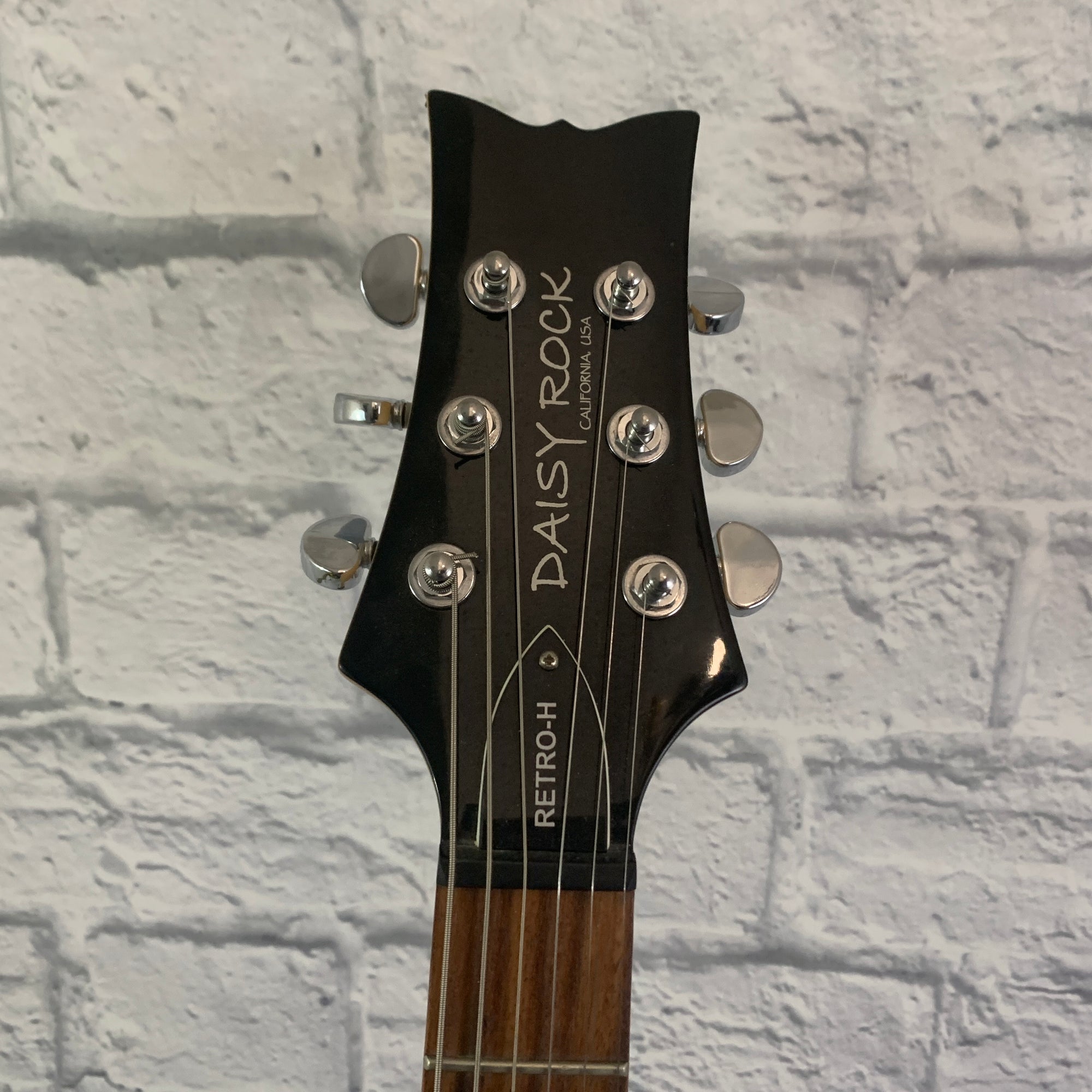 Daisy Rock DR6302 Stardust Retro-H Semi Hollow Electric Guitar - Black