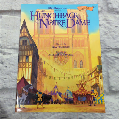 The Hunchback Of Notre Dame For Alto Saxophone Book