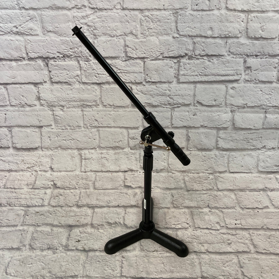 On-Stage Short 18" Boom Microphone Stand with Heavy Tripod Base