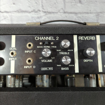 Vintage 70s Laub Manufacturing Unique Guitar 2x12 Combo Amp