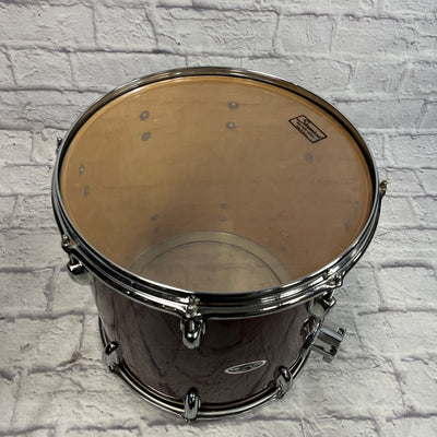 Slingerland 14x14 Rack Tom Red 1980s Sticker Badge