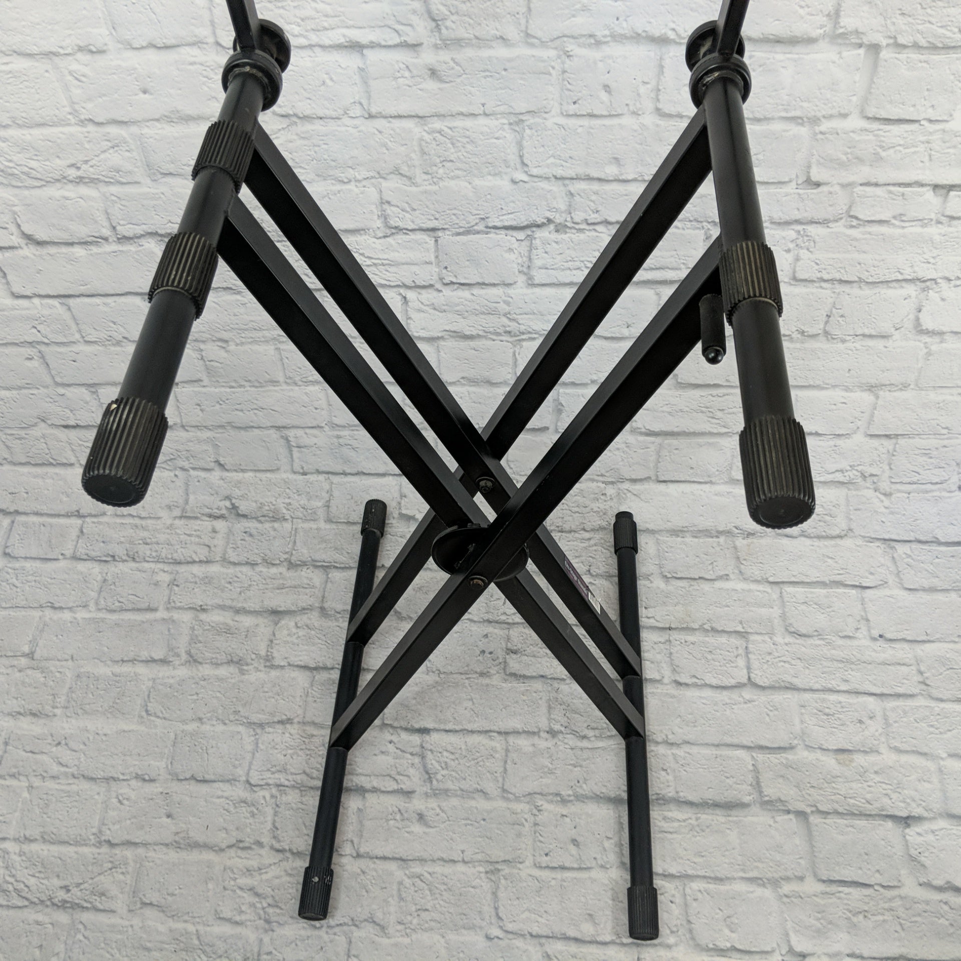 On-Stage OSS Extreme 420 Keyboard Stand (KS7292 Double-X ErgoLok w 2nd Tier)