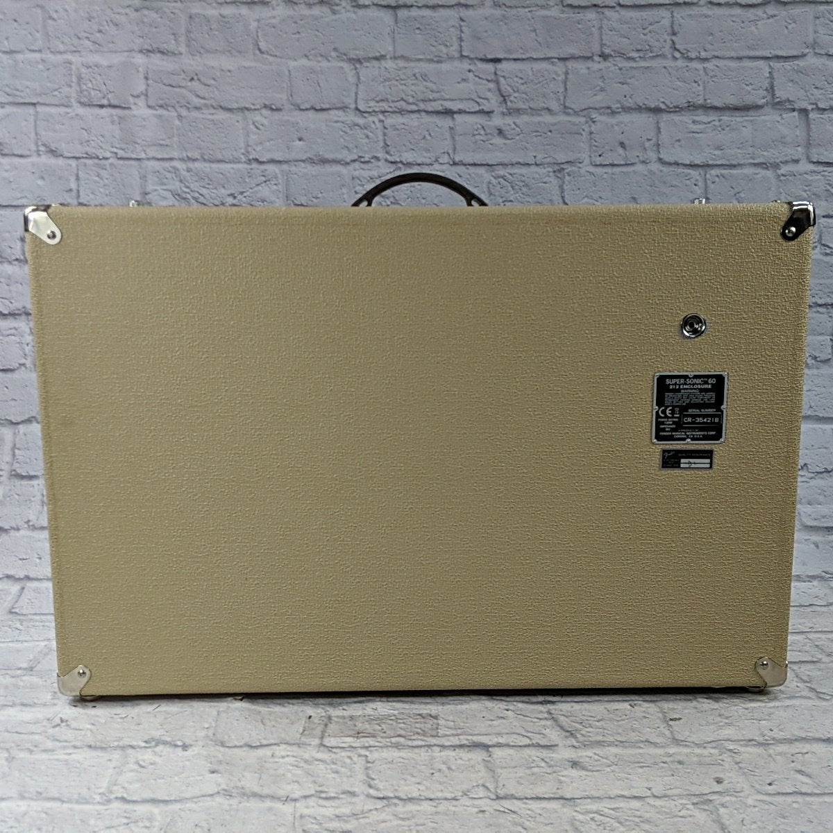 Fender SuperSonic 60 2x12 Enclosure Blonde Speaker Cabinet